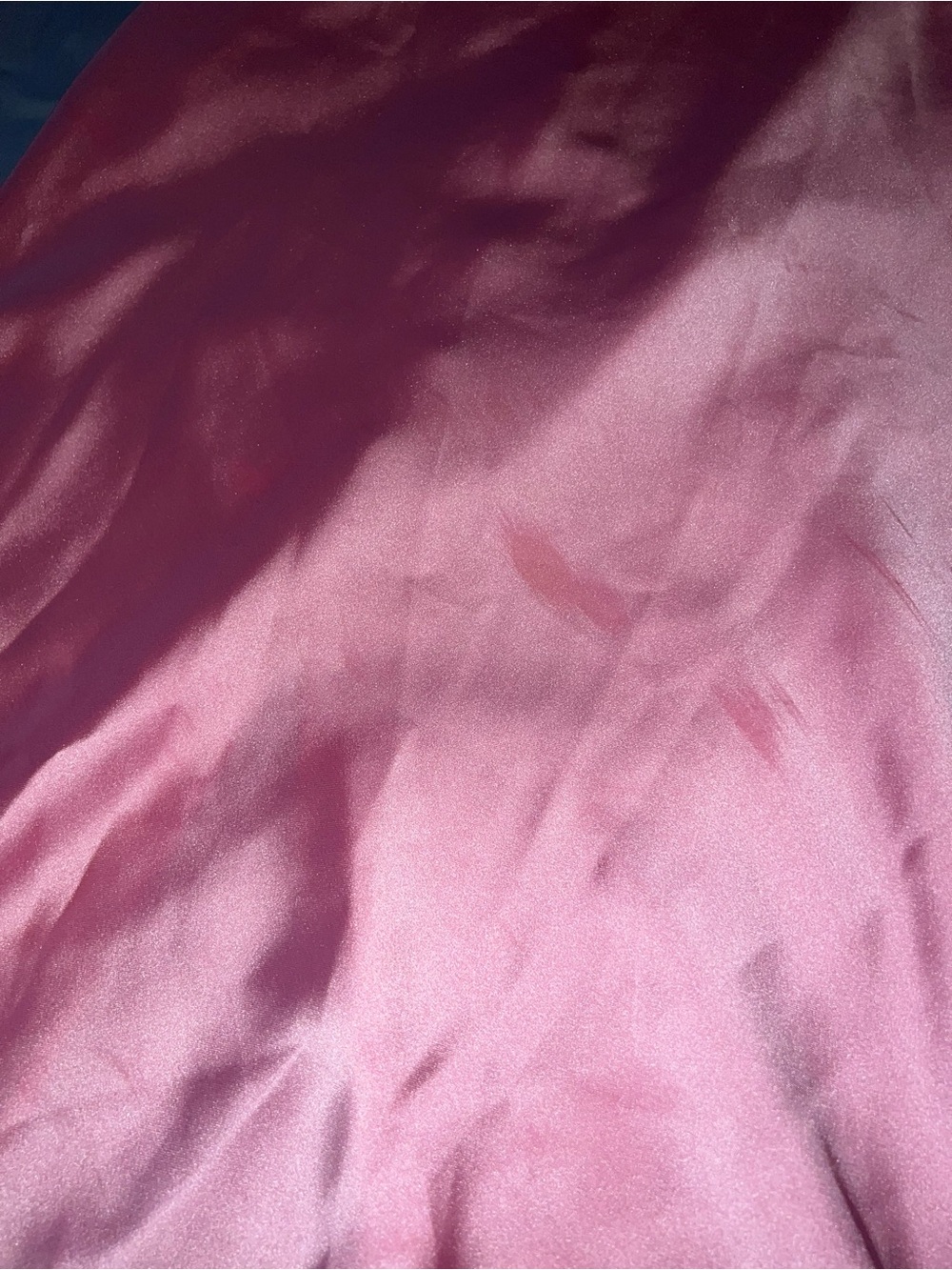 Zara Satin Slip Dress in Rose Pink - Women Long Dress - Picture 7 of 8